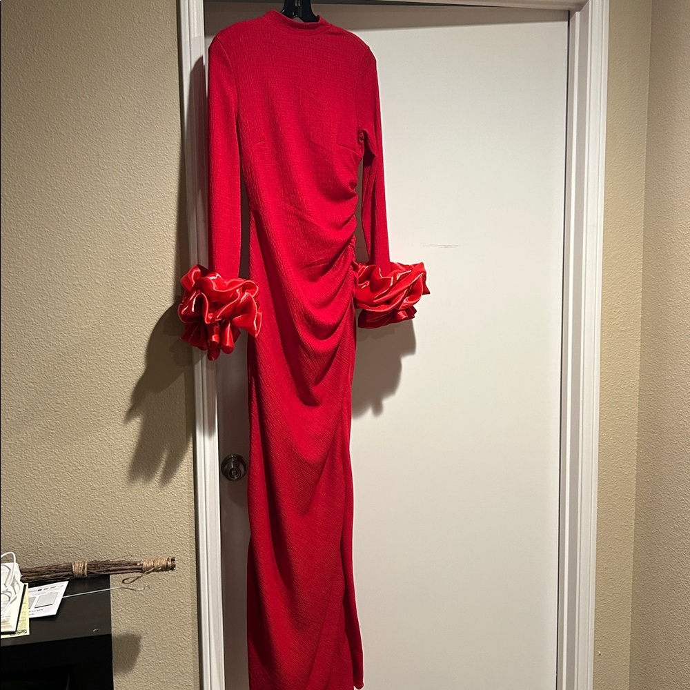 Red Maxi Dress - Picture 5 of 8